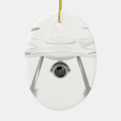 Drohne Keramikornament (Vorne)