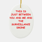 Drohne Keramikornament (Vorne)