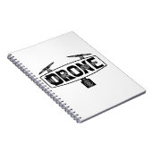 Drohne mit Word-Drohne Notizblock (Rechte Seite)