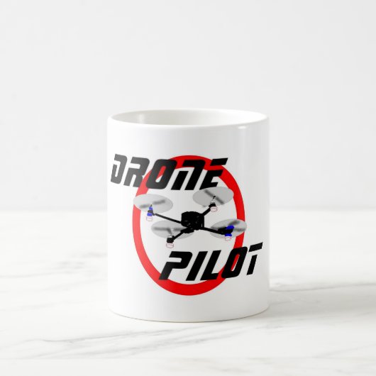 Drohne-Pilot Kaffeetasse (Mittel)
