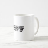 Drohne Pilot Kamera Quadcopter FPV Funny Gift Idea Kaffeetasse (VorderseiteRechts)