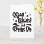 Drohne Pilot-Quadcopter-Dronen Behalt von Calm Fun Karte (Gelbe Blume)