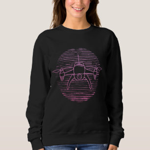 Drohne Pilot Quadcopter Operator RC Retro Vintag Sweatshirt