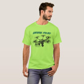 Drohne-Pilot T-Shirt (Vorne ganz)