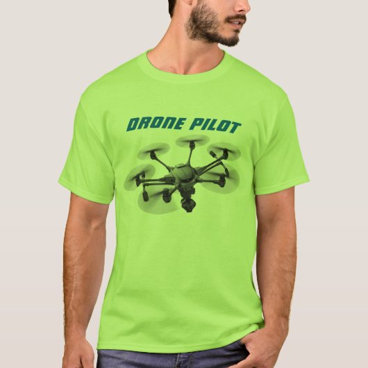 Drohne-Pilot T-Shirt (Vorderseite)
