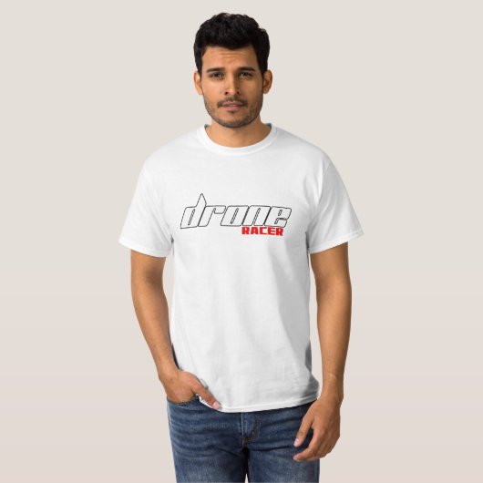 Drohne-Rennläufer T-Shirt (Vorne ganz)