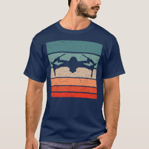 Drohne Retro-Stil Vintage T-Shirt