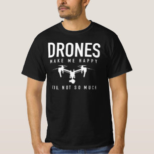 Drohne-VersuchsShirt - bevor Sie fragen - T-Shirt
