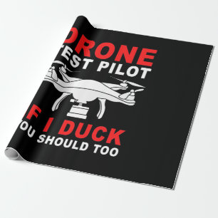 Drohnen-Testpilot Geschenkpapier
