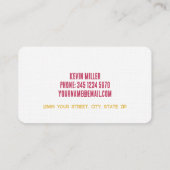 Drohnendienste Visitenkarte (Rückseite)