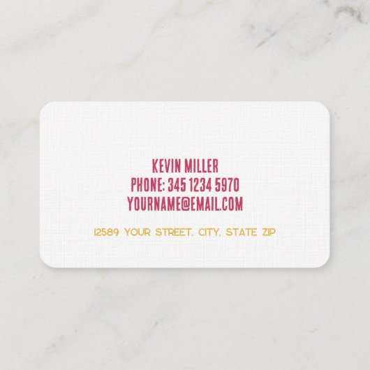 Drohnendienste Visitenkarte (Rückseite)