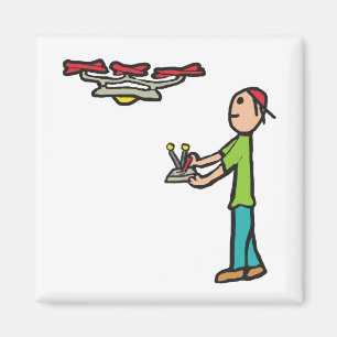Drohnenflug Magnet