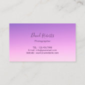 Drohnenfotograf Skyline Luftfotografie Visitenkarte (Rückseite)