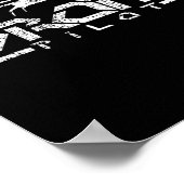 Drohnengift Quadcopter Poster (Ecke)