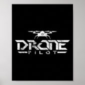 Drohnengift Quadcopter Poster (Vorne)