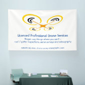 Drohneninspektion, -befragung und Videodienst Banner (Messe)