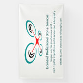 Drohneninspektion und Videodienst, Pilot Operator Banner (Vertikal)