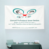 Drohneninspektion und Videodienst, Pilot Operator Banner (Messe)