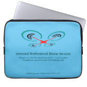Drohneninspektion und Videodienst, Pilot Operator Laptopschutzhülle (Vorderseite)
