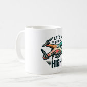 Drohnenpilot Kaffeetasse (Vorderseite Links)