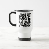 Drohnenpilot Lieben Katzen Reisebecher (Links)