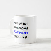 Drohnenpilot, phantastisch kaffeetasse (Vorderseite Links)