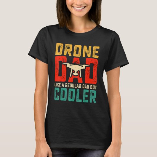 Drohnenpilot-Vater FPV-Drohnenkamera-Videoplayer Q T-Shirt (Vorderseite)