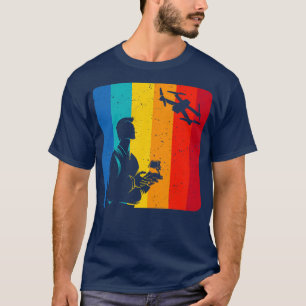 Drohnenpiloten für Vintage Retro-Drohne T-Shirt