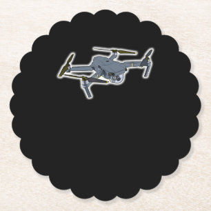 Drohnenpiloten-Quadcopter-Fliegerdrossel Untersetzer