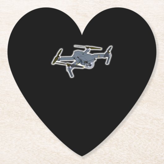 Drohnenpiloten-Quadcopter-Fliegerdrossel Untersetzer (Vorderseite)