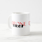Drohnenpilotin Kaffeetasse (Vorderseite Links)