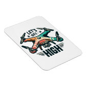 Drohnenpilotin Magnet (Rechte Seite)