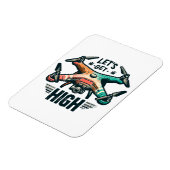 Drohnenpilotin Magnet (Linke Seite)