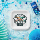 Drohnenpilotin Pappteller (Party)