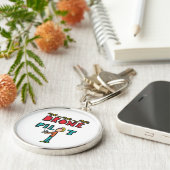 Drohnenpilotin Schlüsselanhänger (Seite)