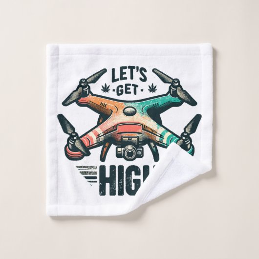 Drohnenpilotin Waschlappen (Waschlappen)