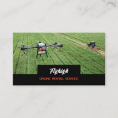 Drohnenportrait in der Landwirtschaft, Drohnenprog Visitenkarte (Vorderseite)