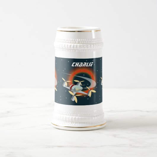 Drohnenrennen Bierglas (Mittel)