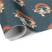 Drohnenrennen Geschenkpapier (Rolleneckpunkt)