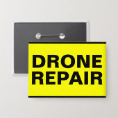 Drohnereparatur™-Taste Button (Vorderseite/Rückseite)