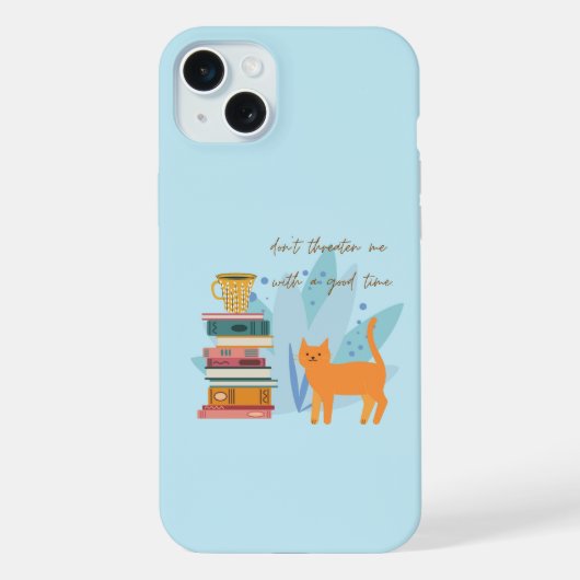 Droht mir nicht mit gutem Wetter iPhone Hülle (Rückseite)