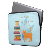 Droht mir nicht mit gutem Wetter Laptopschutzhülle (Vorderseite Links)