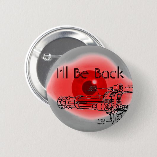 Drohungs-Knopf Button (Vorne & Hinten)