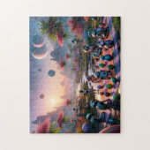 Droid Easter Celebration Sci-Fi for Space Lovers Puzzle (Vertikal)