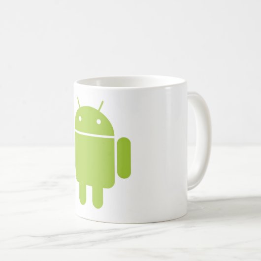 Droid-Tasse (Android) Kaffeetasse (VorderseiteRechts)