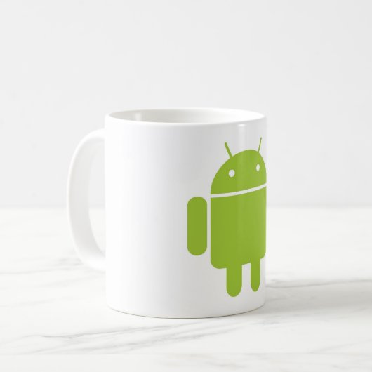 Droid-Tasse (Android) Kaffeetasse (Vorderseite Links)