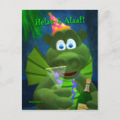 Drolly Dragons: Karneval Postkarte (Vorderseite)