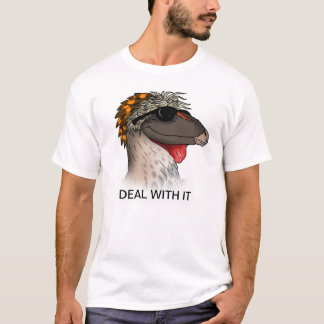 Dromaeosaur Abkommen mit ihm T-Shirt