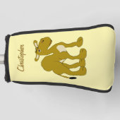 Dromedar-Kamel-Design Golf Headcover (Vorderseite)
