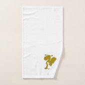 Dromedar-Kamel-Design monogrammiert Badhandtuch Set (Handtuch)